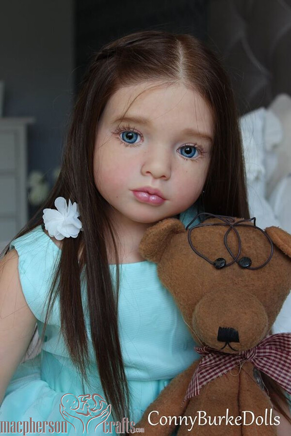 40inch Unpainted Reborn Doll Kit Huge Toddler Girl Blank with CONNECTORS Aloenka