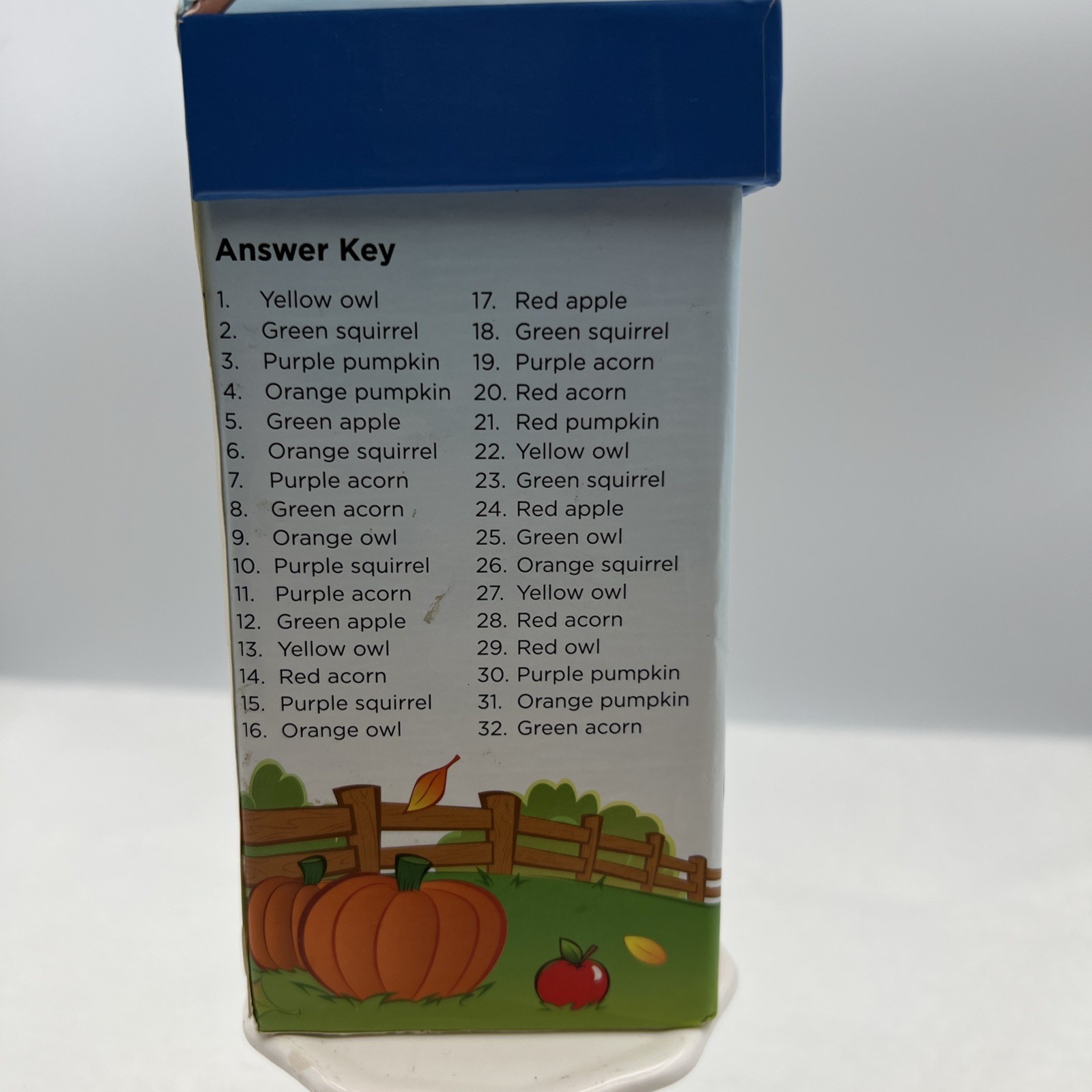 Deluxe Fall Counter Set- With Counter Cards – Scholastic Elementary Primary-READ