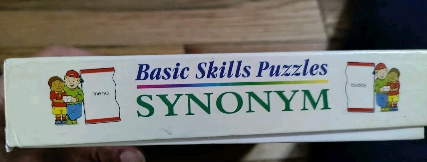 Didax Basic Skills Puzzles Synonym Hands On Phonics COMPLETE 60 Pc…