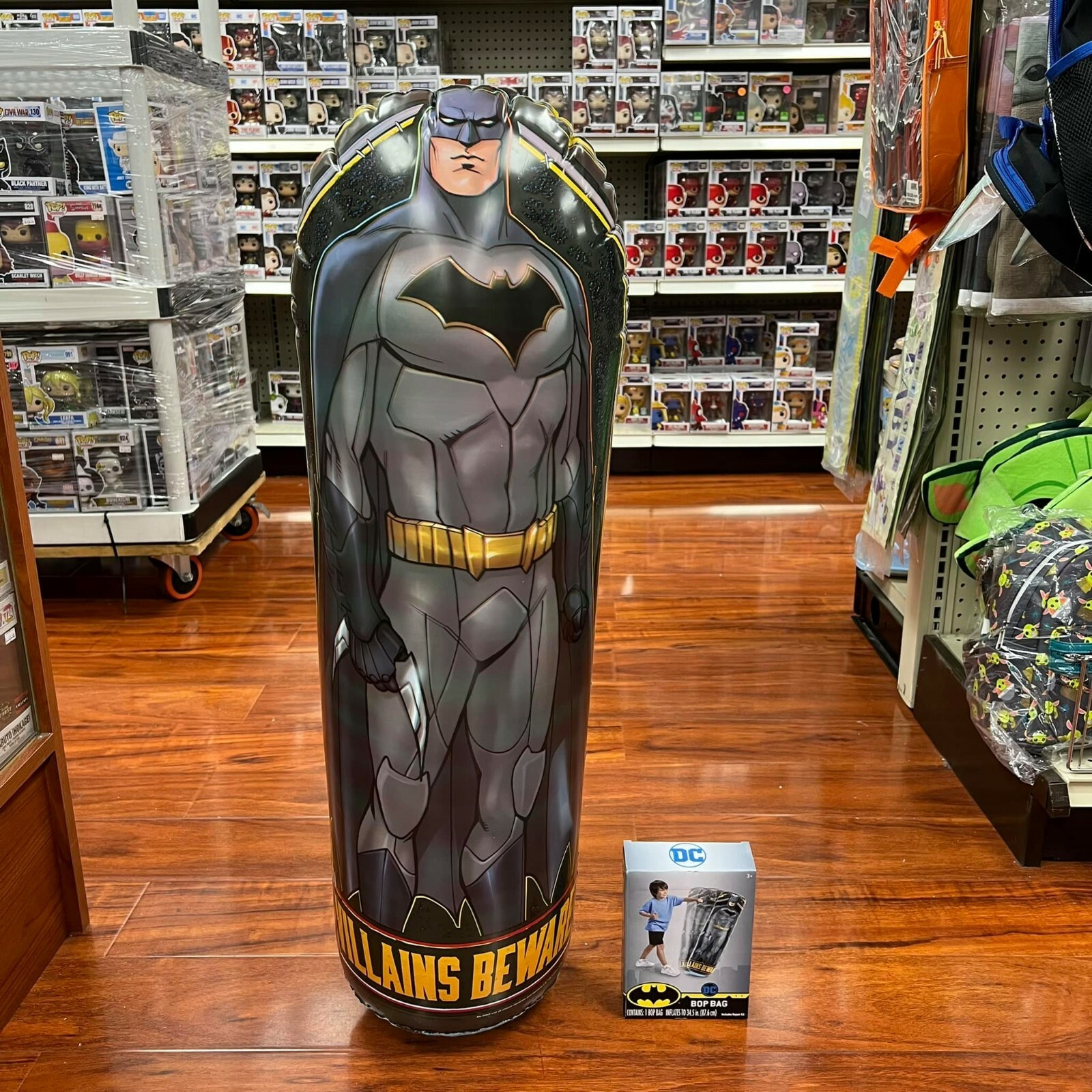 DC Batman Inflatable Bop Bag Kids Punching Bag