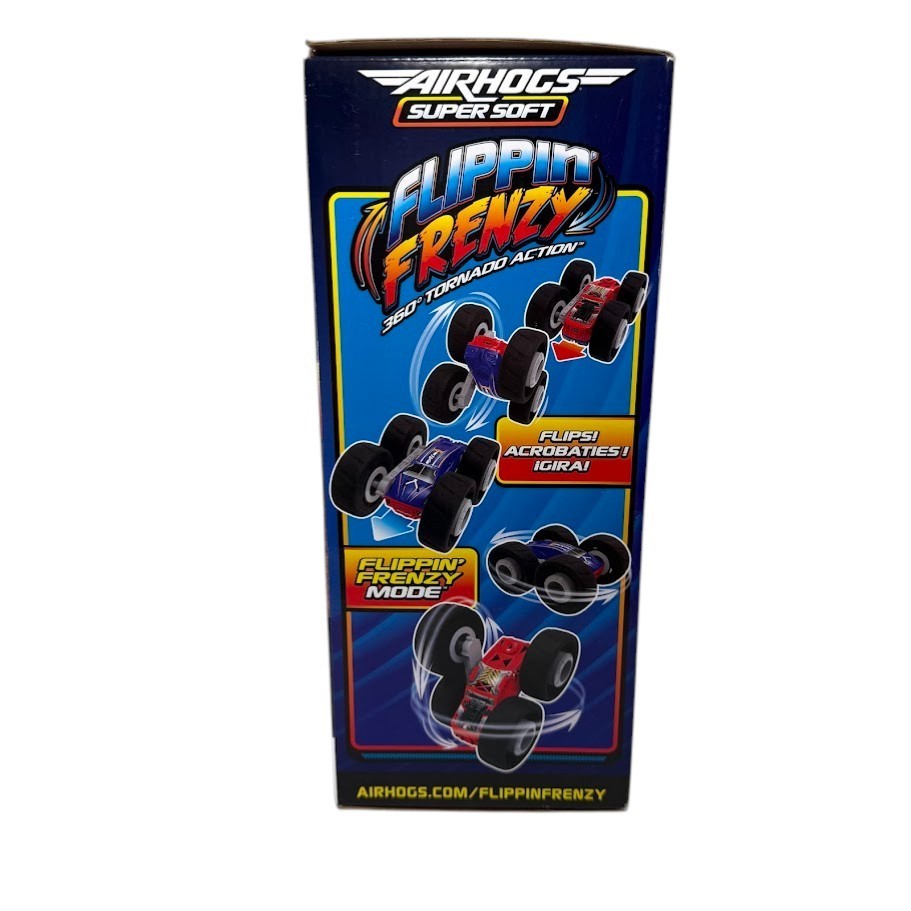 Air Hogs Super Soft 2-In-1 Flippin Frenzy RC Vehicle 360° Tornado Action NIB