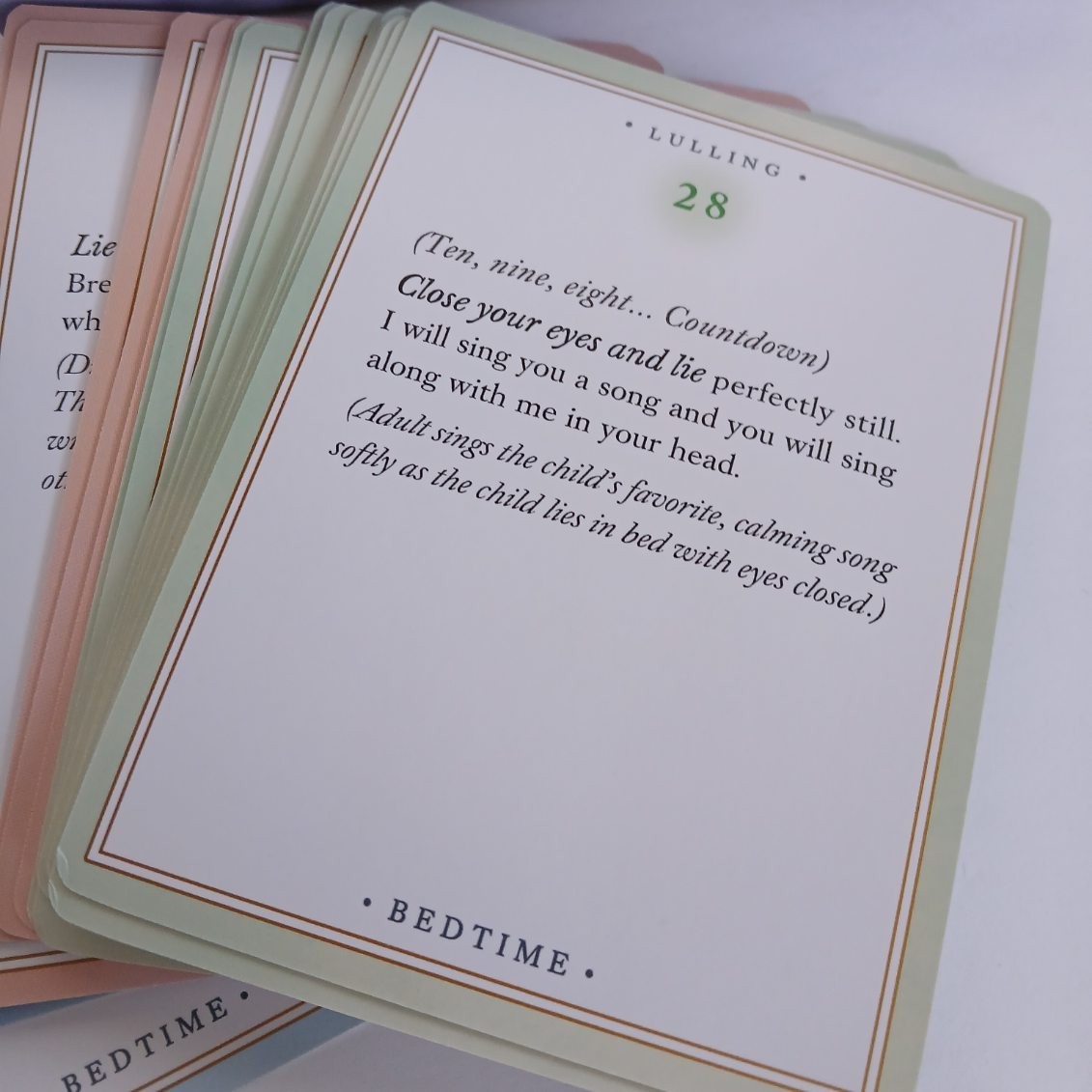Eeboo Centering Cards Bedtime Exercises & Relaxations To Settle Into Bed