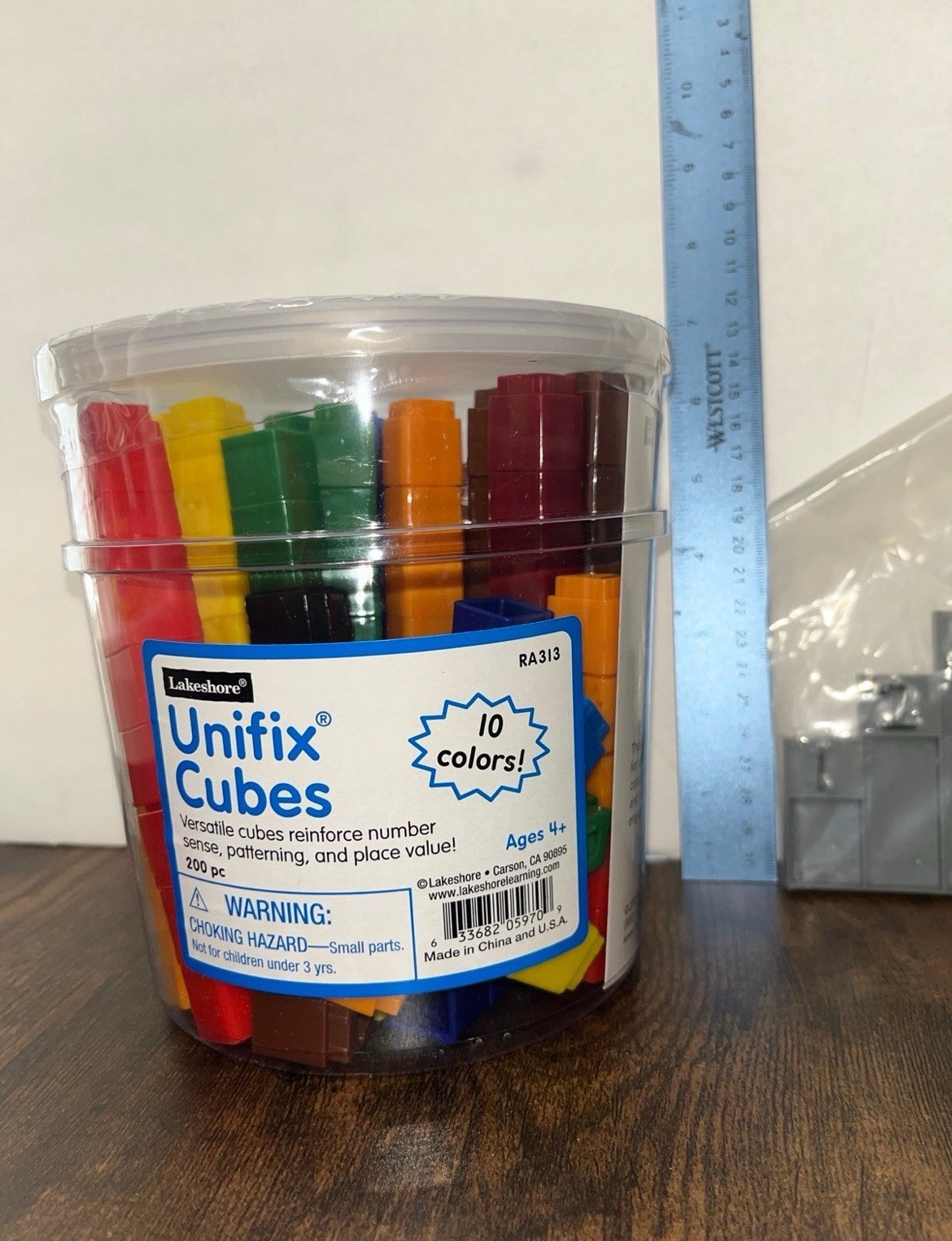 Lakeshore Unifix Cubes 10 Colors and Didax Unifix cubes 1-10 Stairs NEW/ SEALED