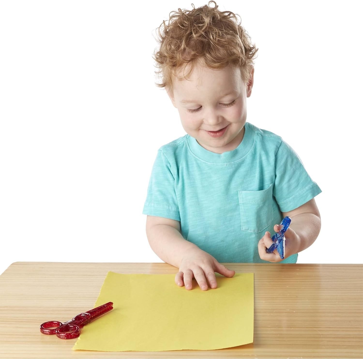 Melissa & Doug Child-Scissors Straight And Zigzag Cut Styles Will Not Cut Hair