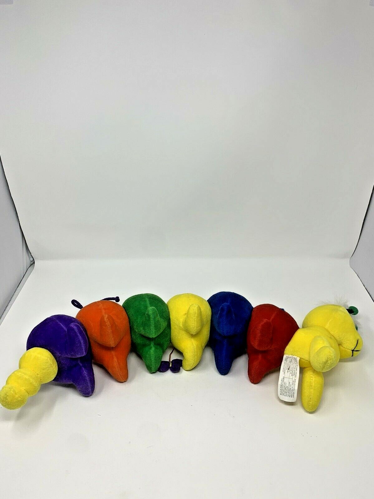 21″ Discovery Toys Caterpillar Dress-A-Pillar Plush Learning Toy 2012 Used