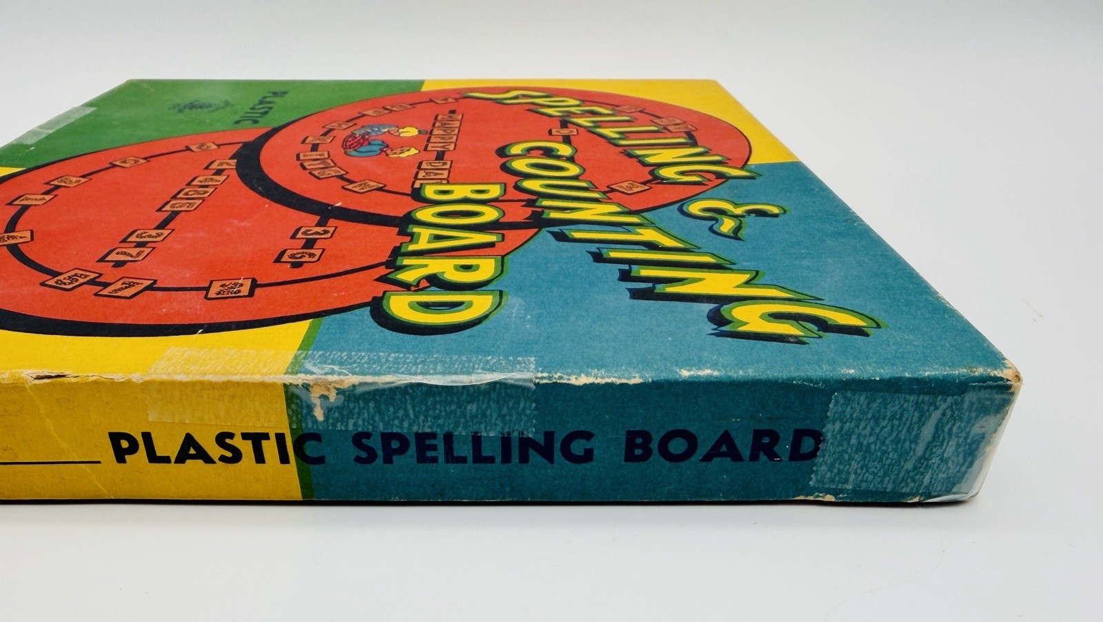 Spelling & Counting Board Alphabet Numbers by American Toys Made In USA Plastic