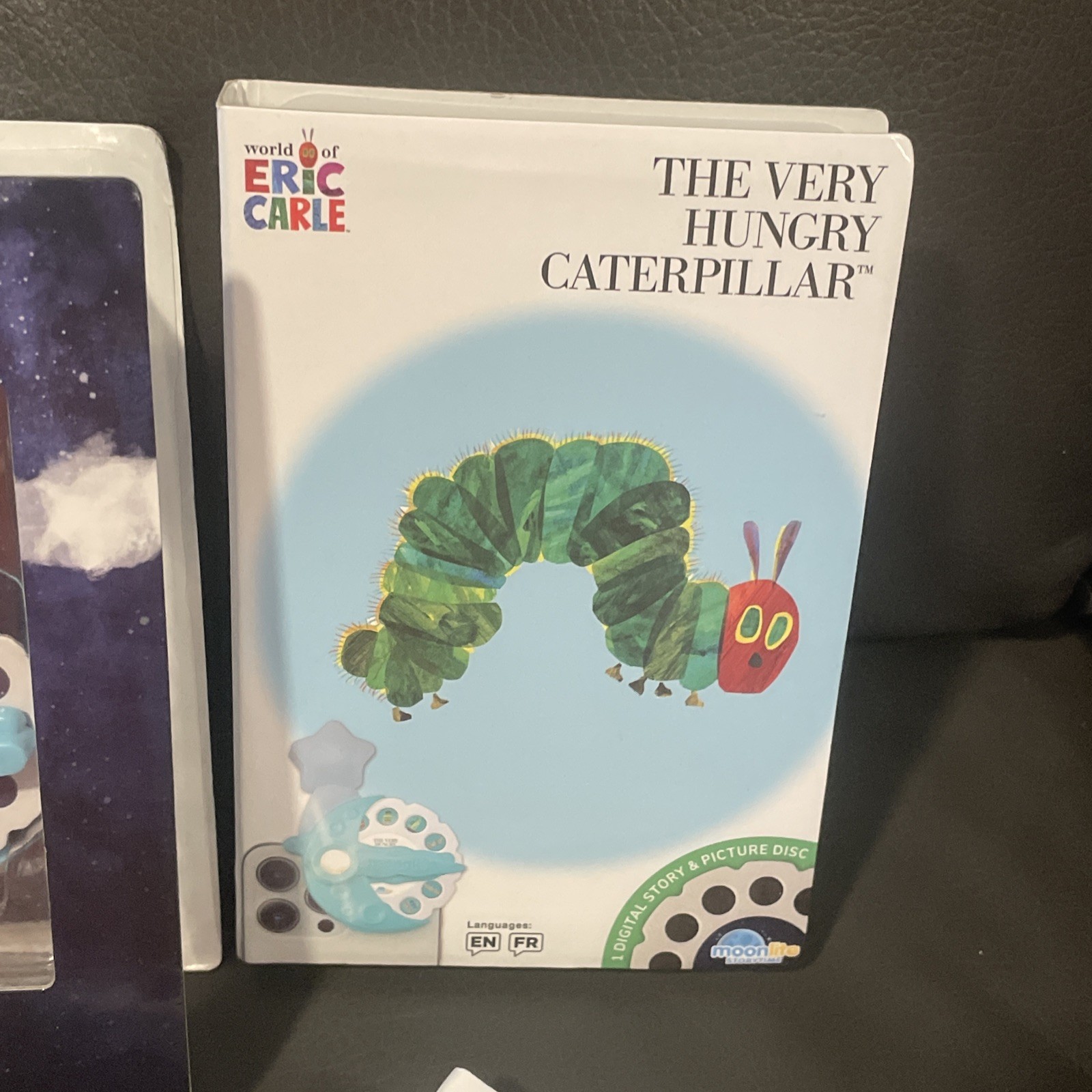 NICE Lot Moonlite Projector w/Eric Carle Library Hungry Caterpillar Bear Spider+