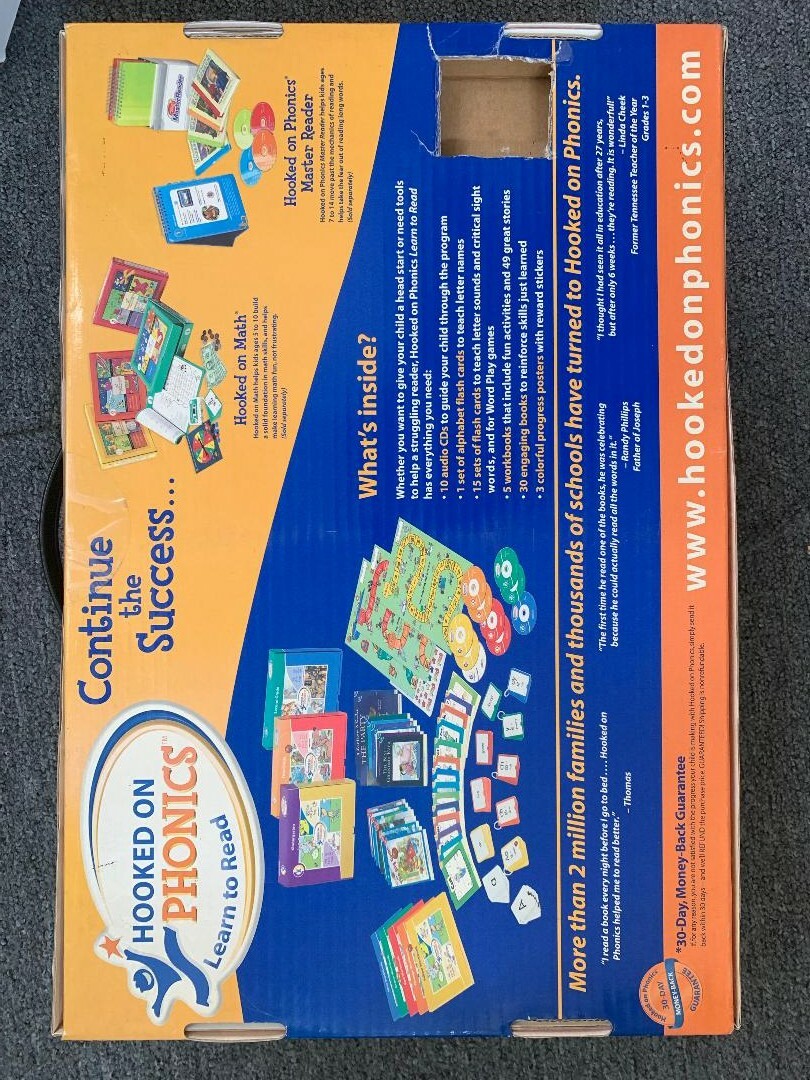 Hooked On Phonics Learn To Read Ages 4-8 (K-2nd Grade) Reading Program Read