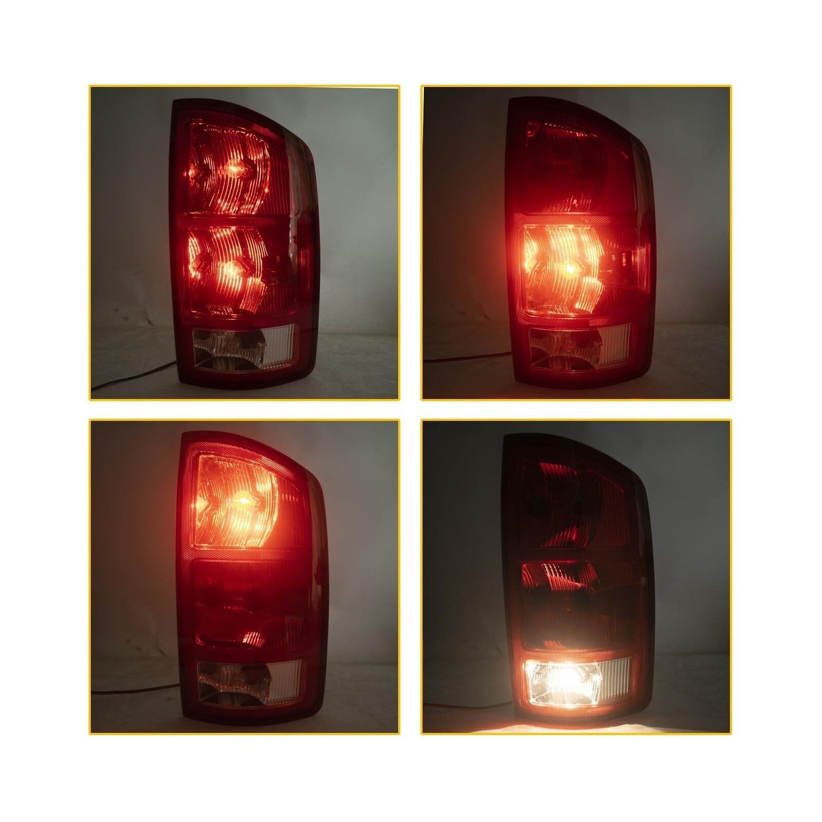 Boine Tail Light Compatible With 2002 2003 2004 2005 2006 Dodge Ram 1500 2500…
