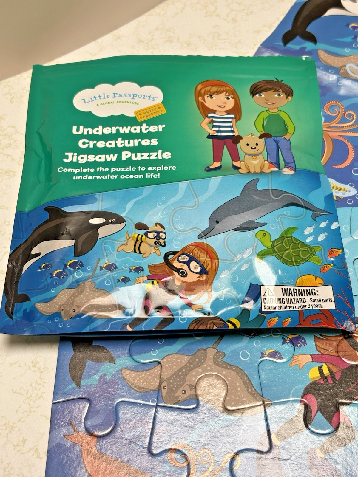 Little Passports Global Adventure Early Explorer 24 PC Underwater Creatures 2021