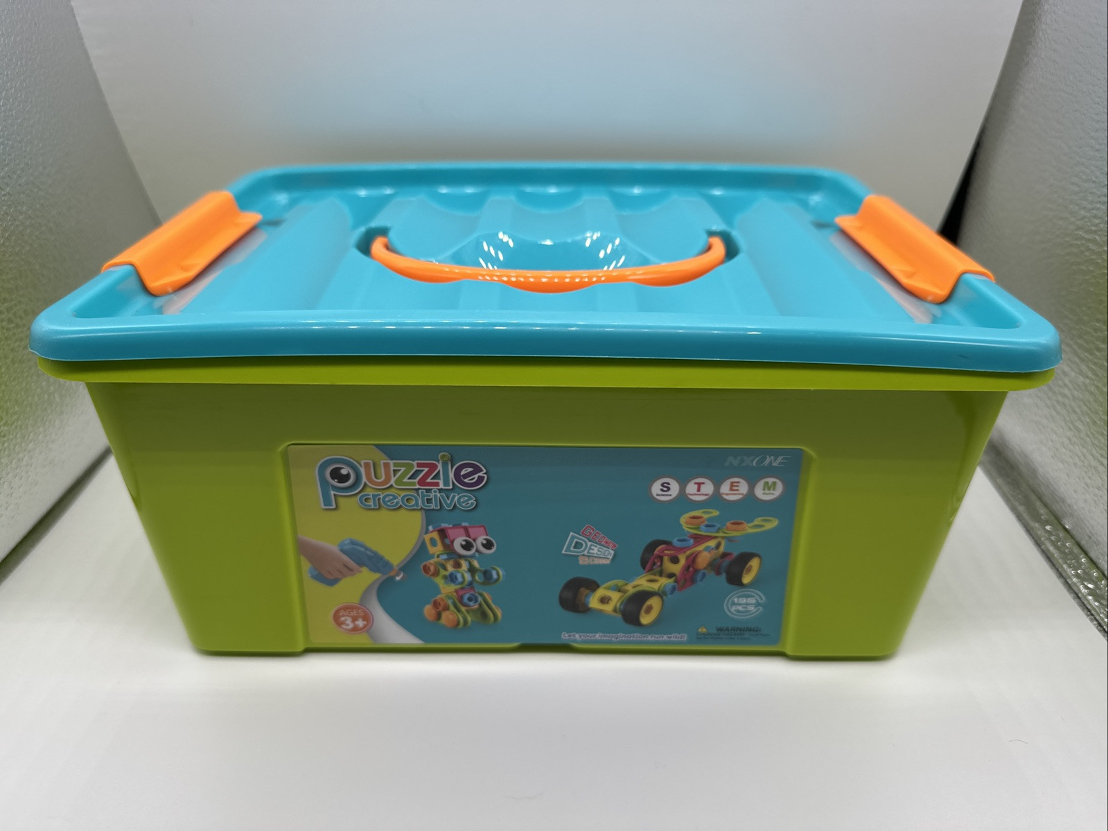 NXONE 195 PCS Puzzle Creative STEM Toy For Boys And Girls Imagination Run Wild