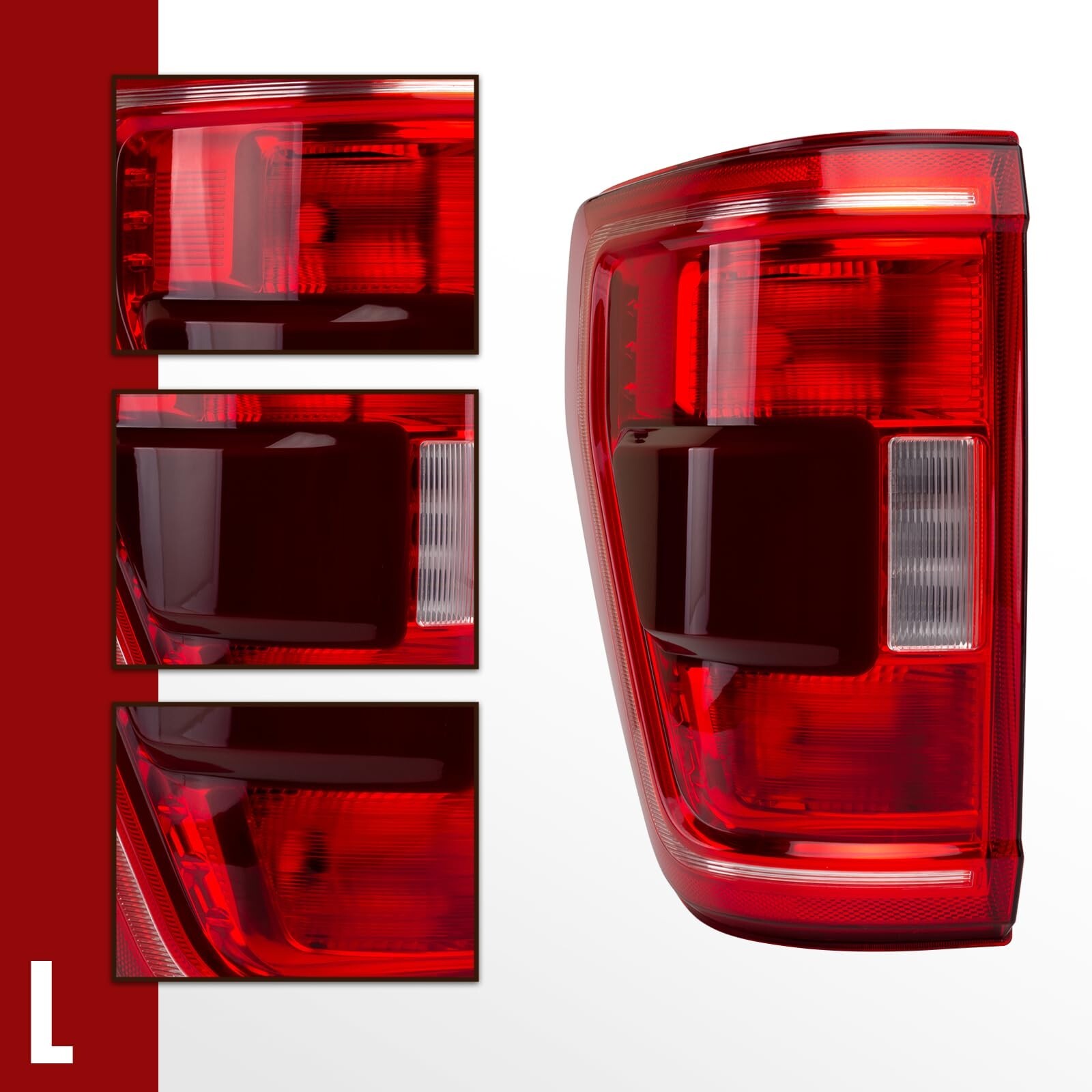 ML3Z13405C Tail Lights Assembly Compatible with Ford F-150 XL XLT 2021-2023 R…