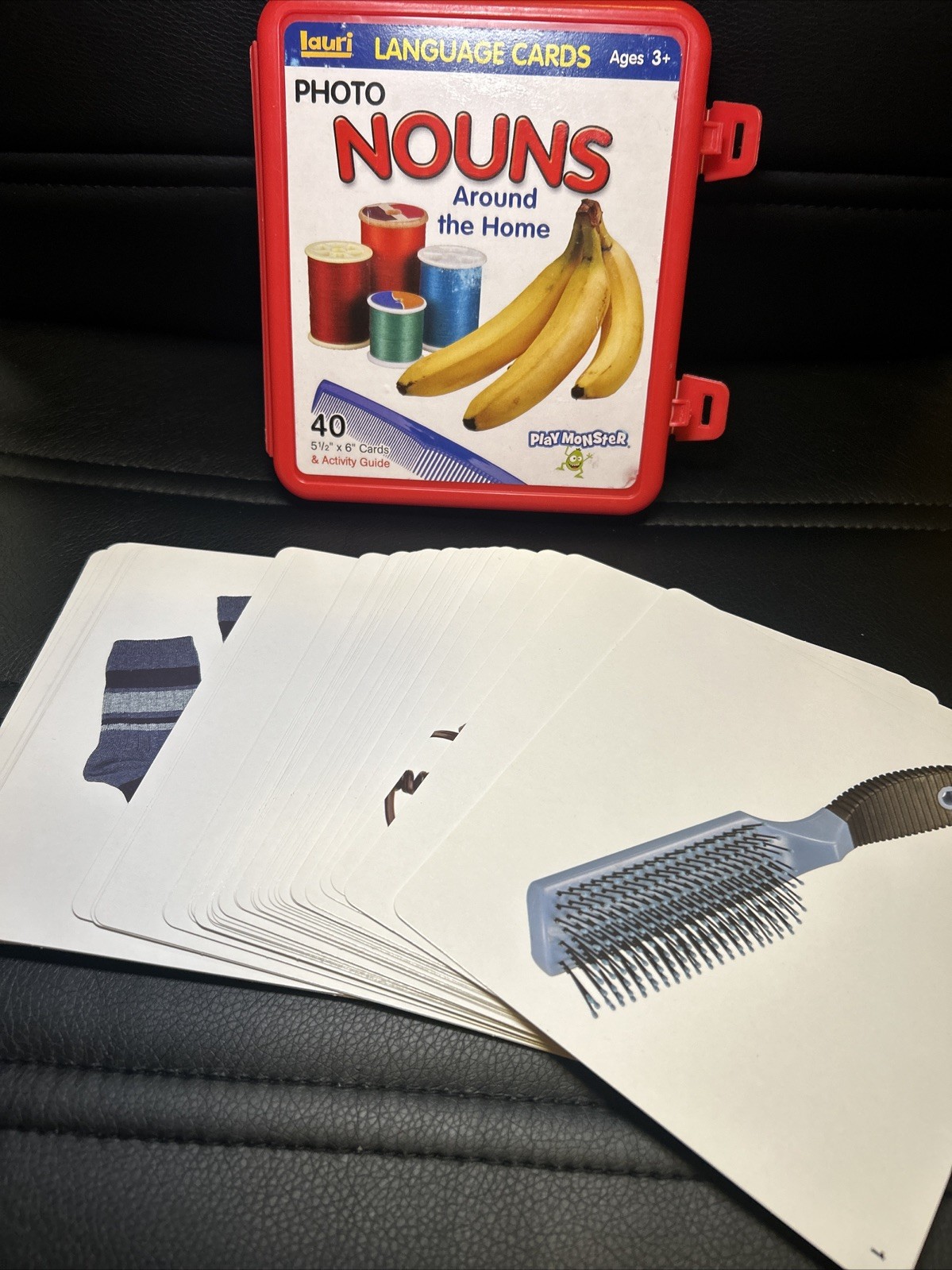 Lauri Language Cards Ages 3+ Photo Actions & Nouns COMPLETE Play Monster Speech