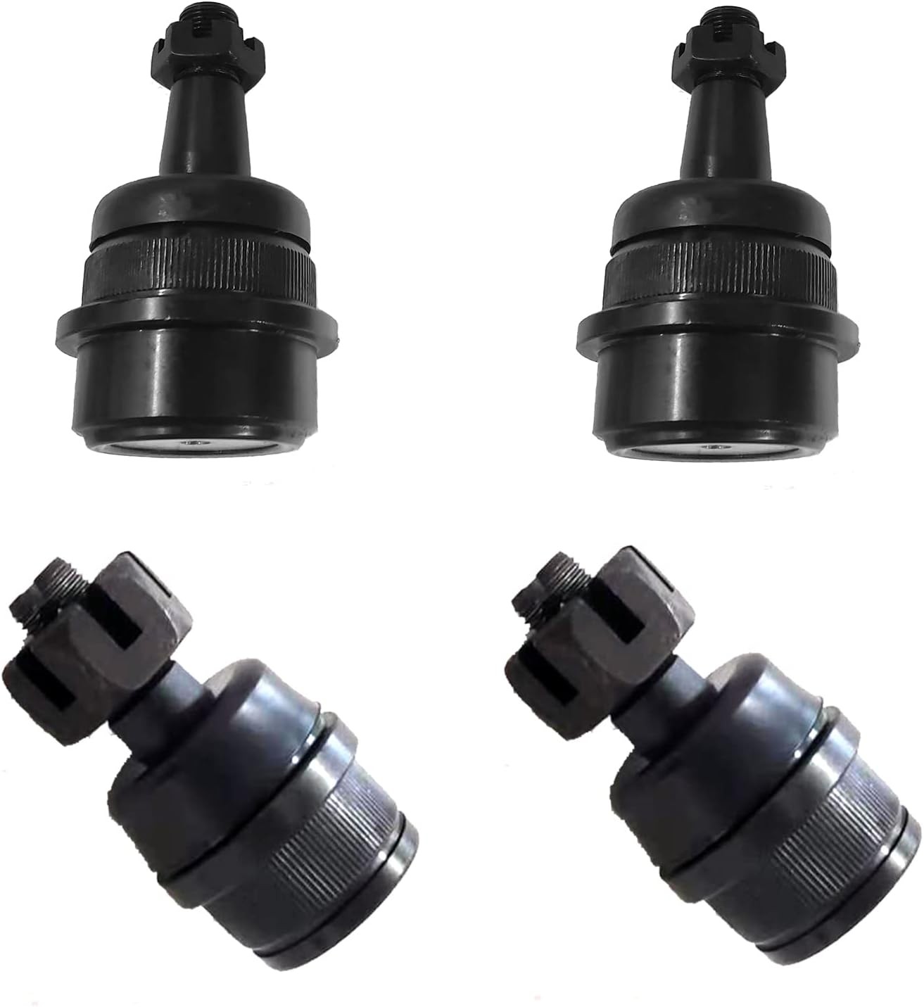 4pc Front Upper Ball Joints and Lower Ball Joint Kit K3134 K3161 for Jeep