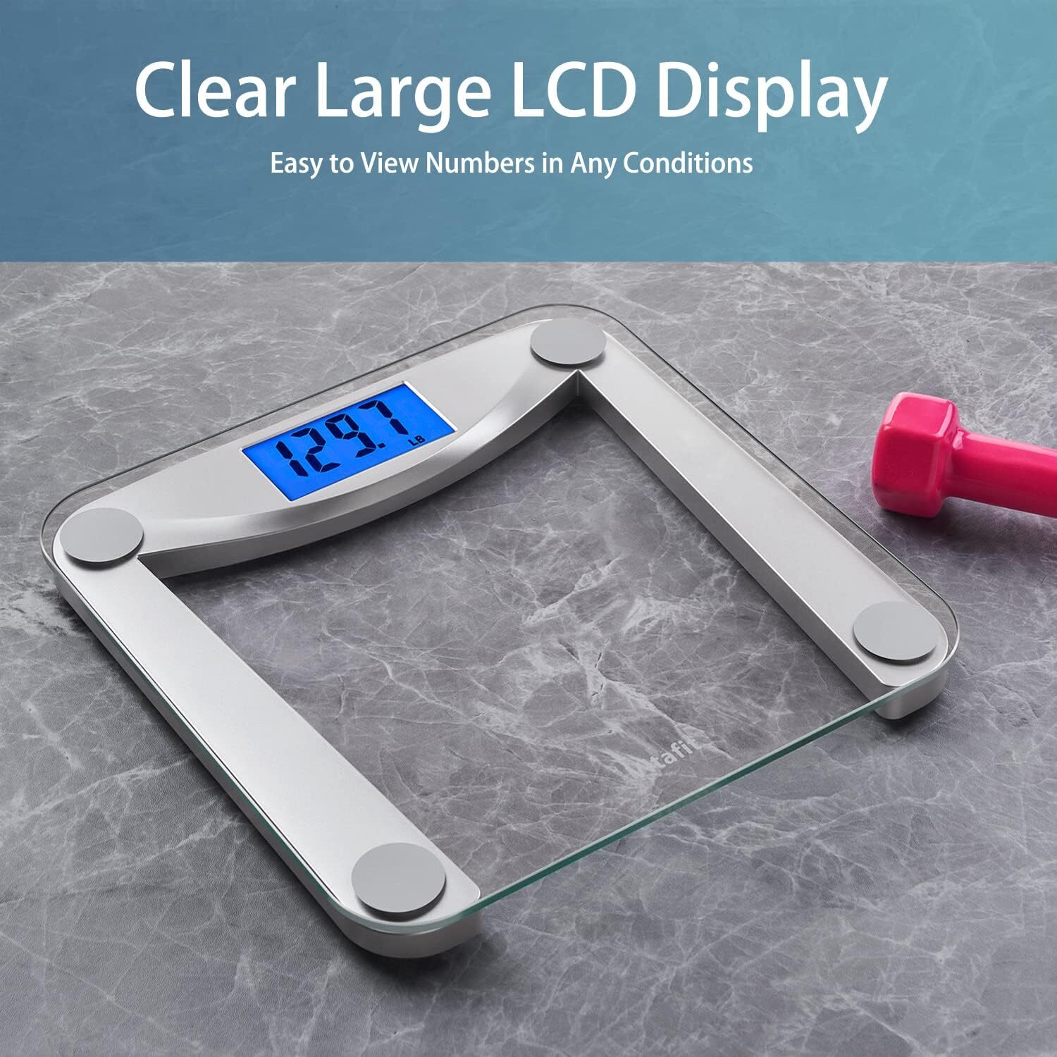 Digital Bathroom Weight Scale for Body Weight, High Accuracy Assured by Weigh.