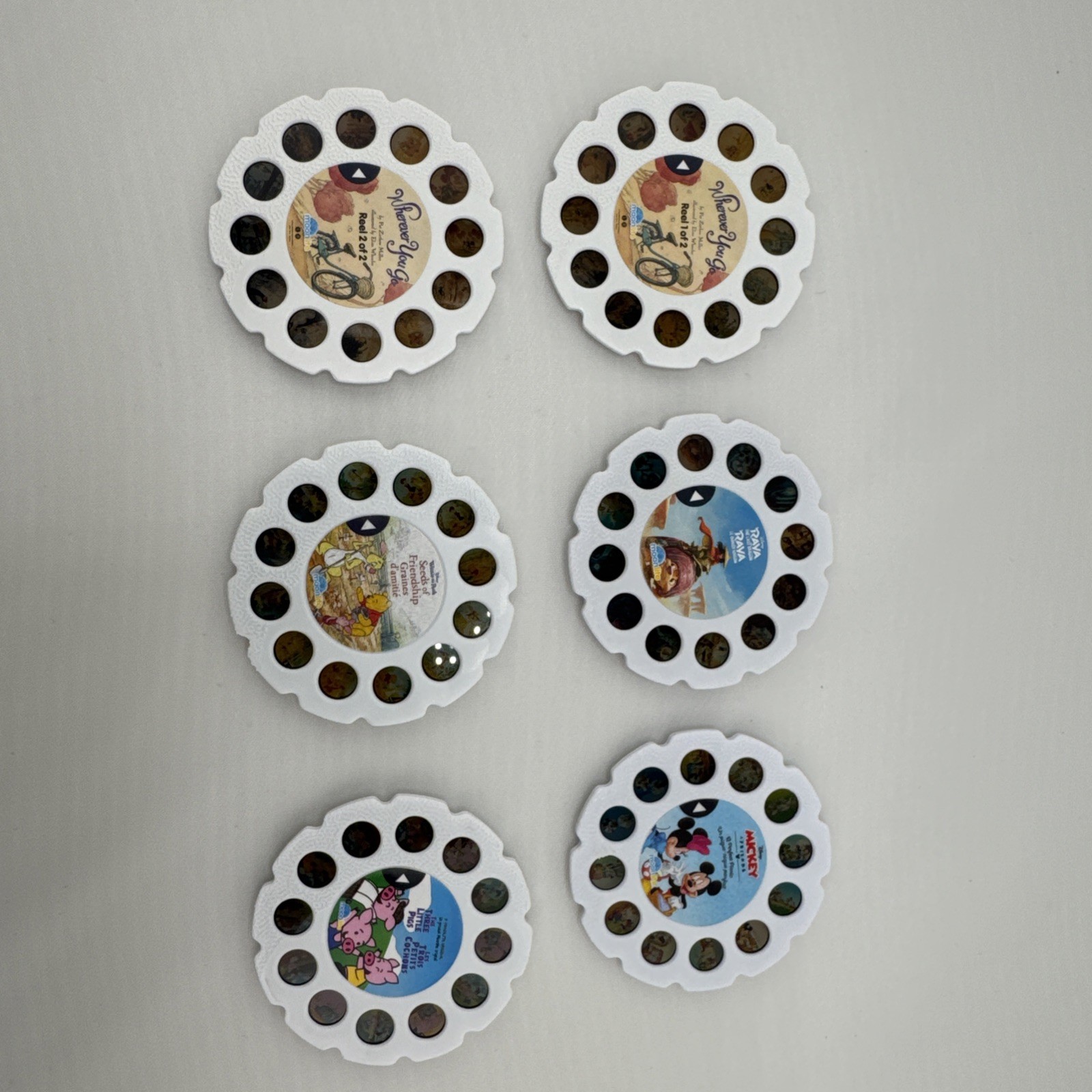 Disney Moonlite Storybook Reels Lot of 6 Disney Stories Loose No Codes