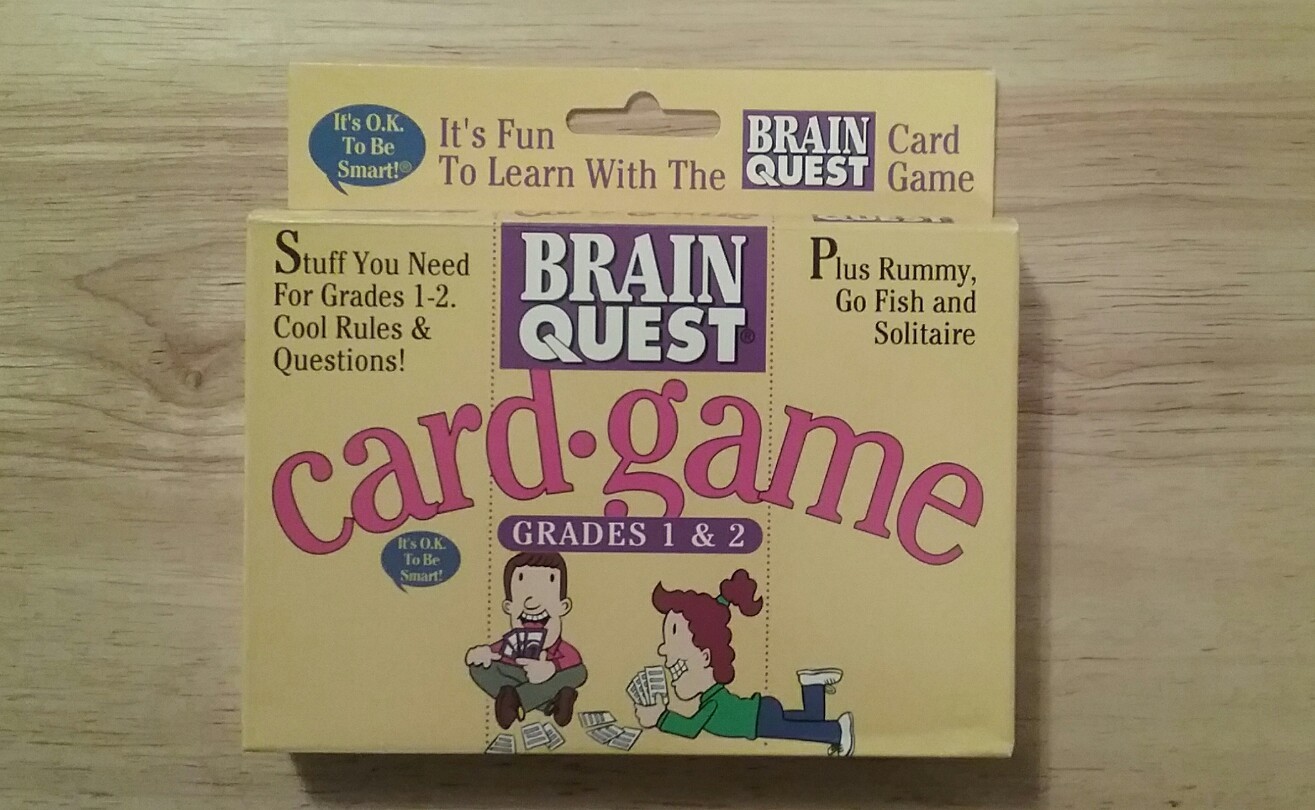 Workman Publishing Brain Quest Card Game Grades 1 & 2