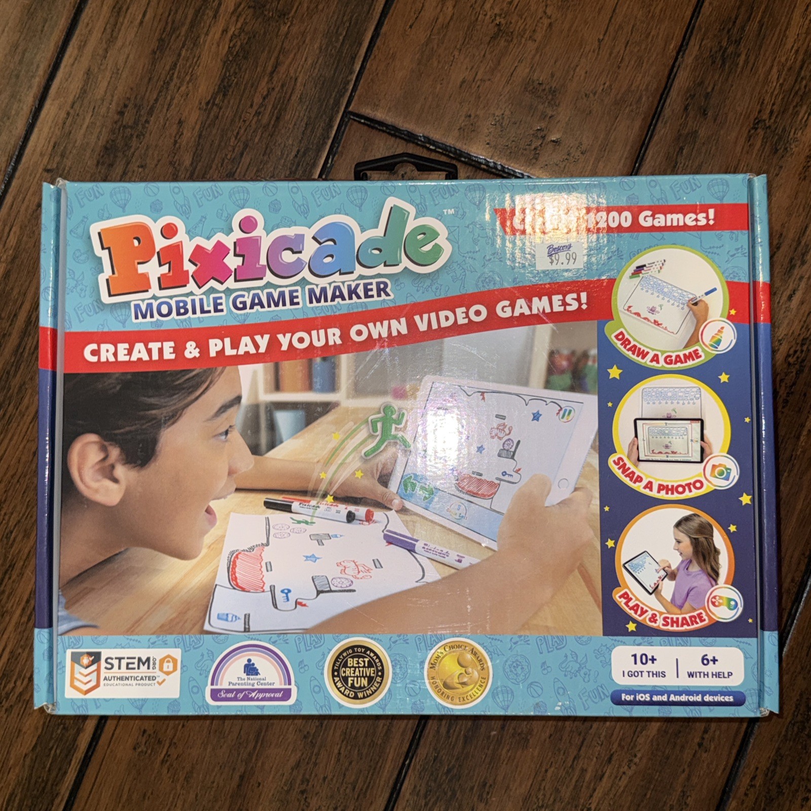 NEW Pixicade Plus Mobile Game Maker Create Play 1200 Video Games STEM
