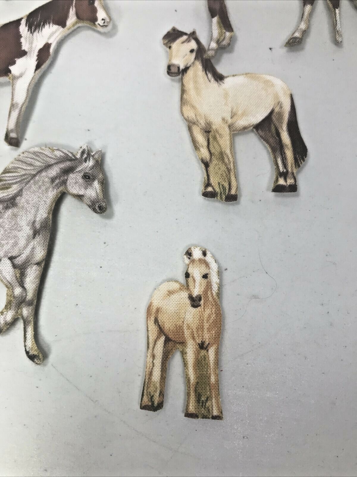 Horse Pony Felt Flannel Pellon Pieces For Storyboard Education Lot Of 6