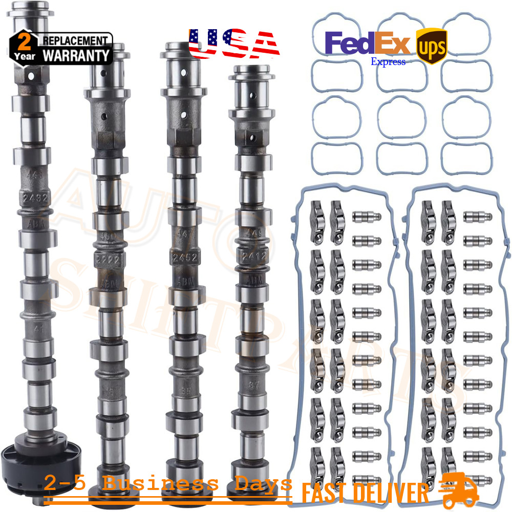 Engine Camshafts Rockers Lifters Kit Compatible with Jeep Dodge RAM 3.6L V6