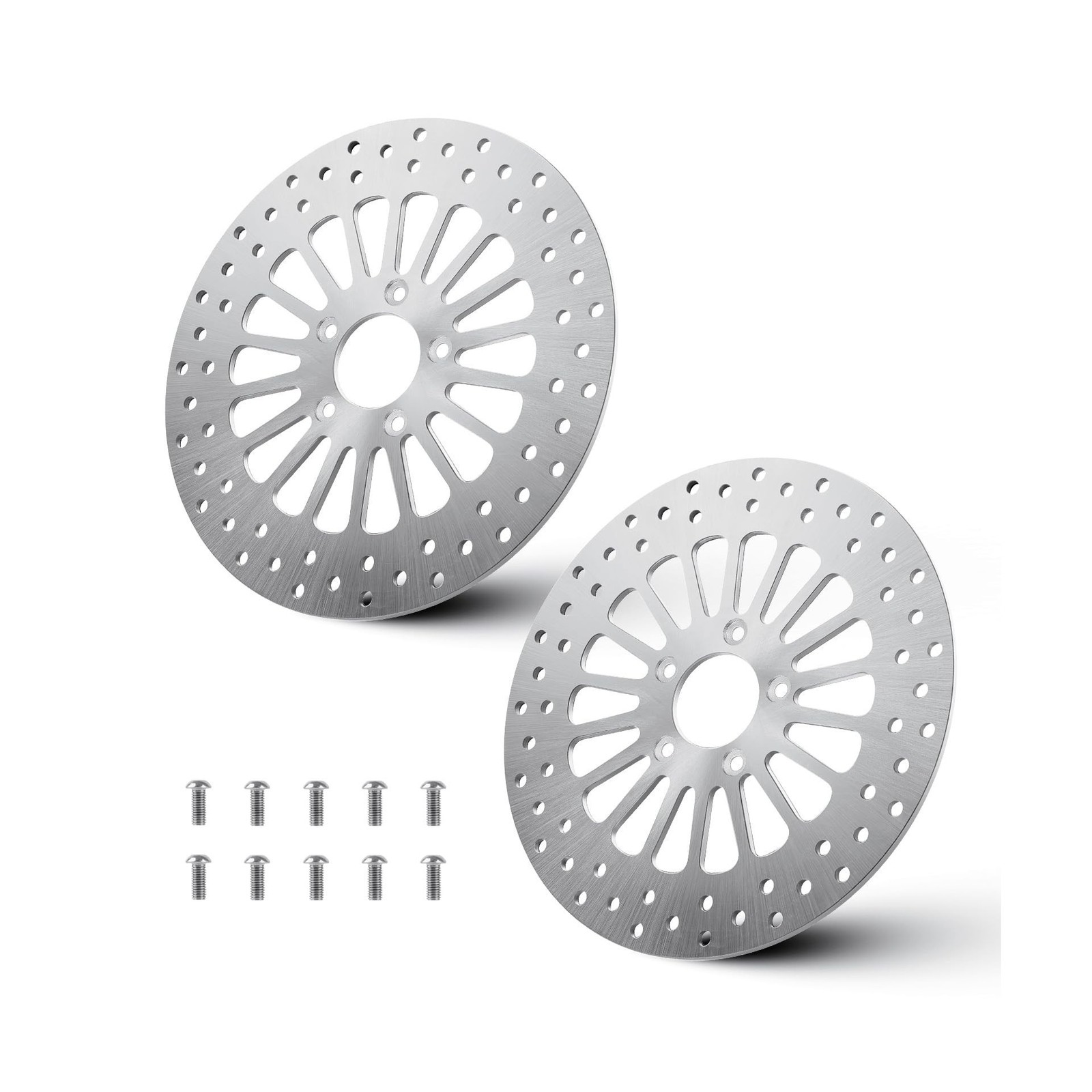 Youxmoto 11.8″ Front Brake Rotor Set for Harley Davidson Touring, for Road Ki…