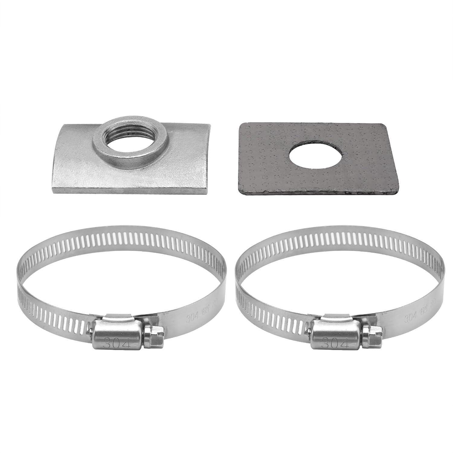 Fuel Injection Oxygen Sensor Bung Kit 60012 with Stainless Steel Band Clamp