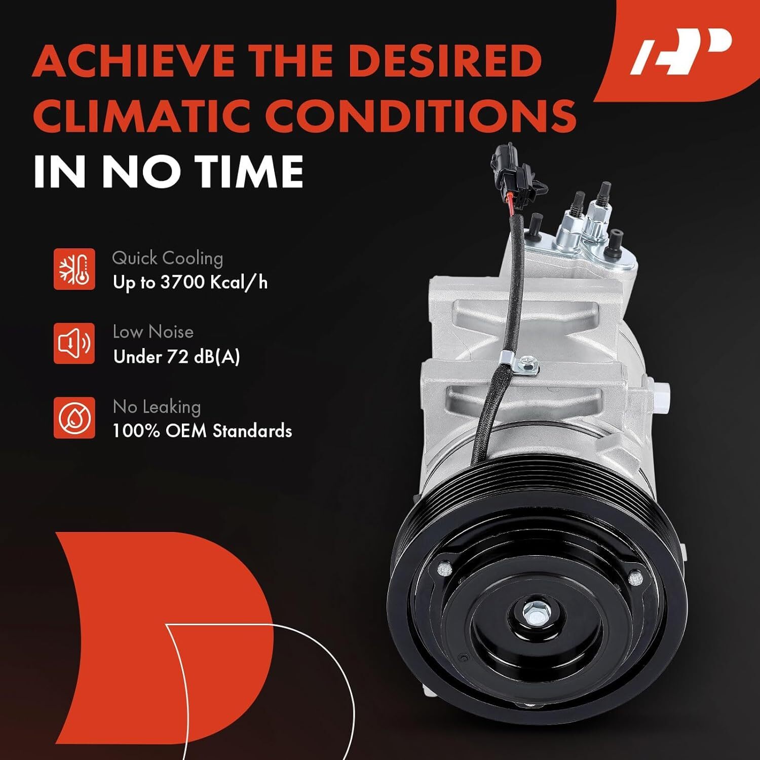 A-Premium Air Conditioner AC Compressor with Clutch Compatible with Nissan Rogue