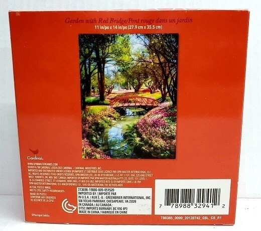 500pc PUZZLE JIGSAW 3 DESIGNS GARDEN WITH BRIDGE LITTLE PUPPY W BALLS SUCCULENTS