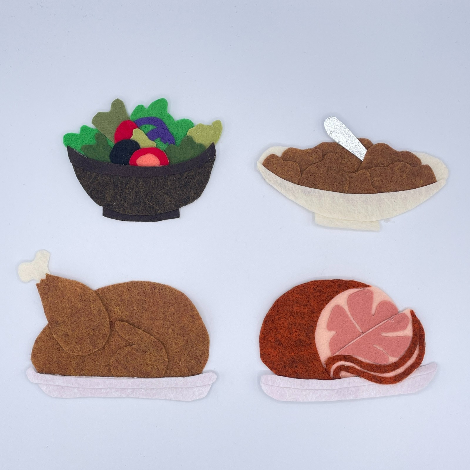 Thanksgiving Dinner Felt Story Set for Felt or Flannel Board Play