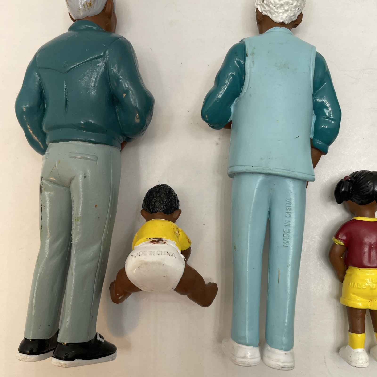 Lakeshore Learning PVC Toy Figures African American family Man Women