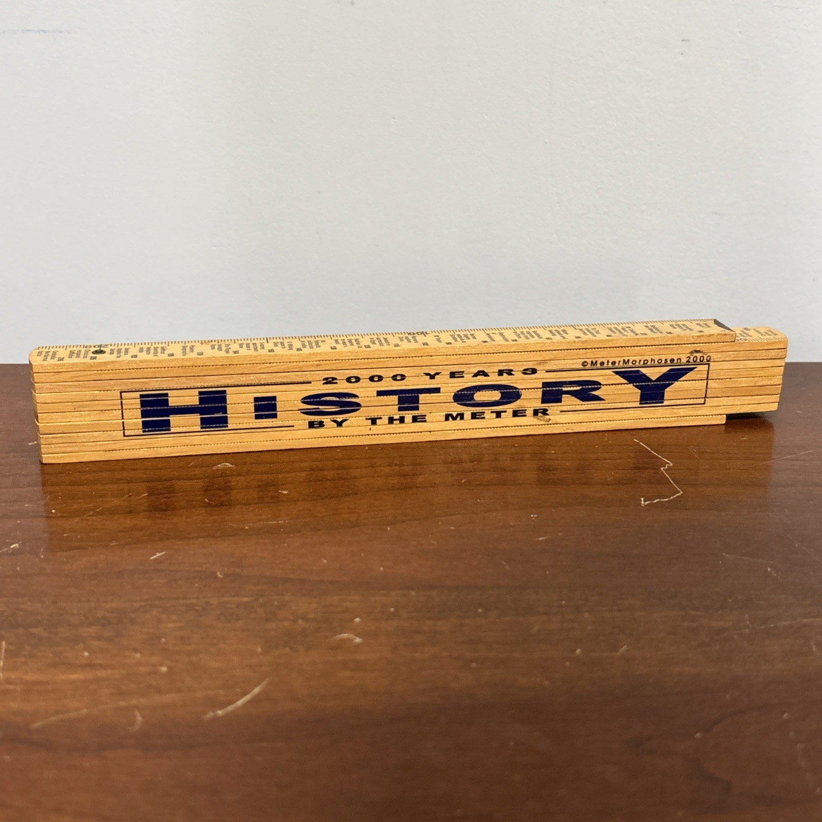 2000 Years By the Meter History Folding Ruler Metermorphosen Teaching Tool