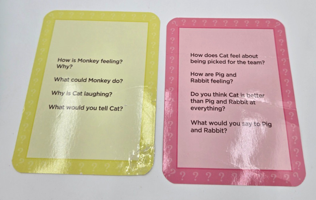 Eeboo Emotional & Social Literacy Conversation Cards For Kids Illustrated