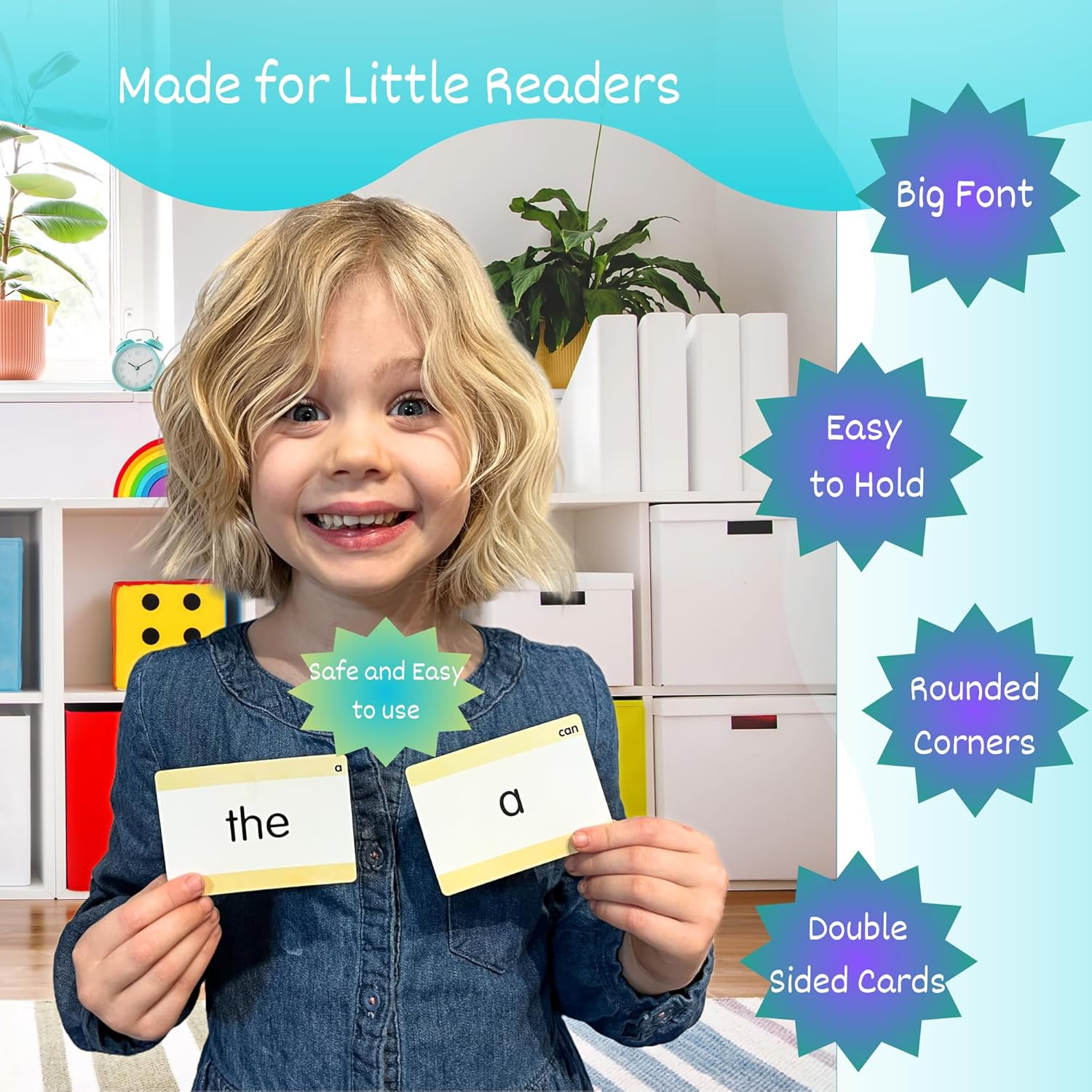 Sight Words Flash Cards Kindergarten | Picture Flashcards 500 Words | Phonics Bl