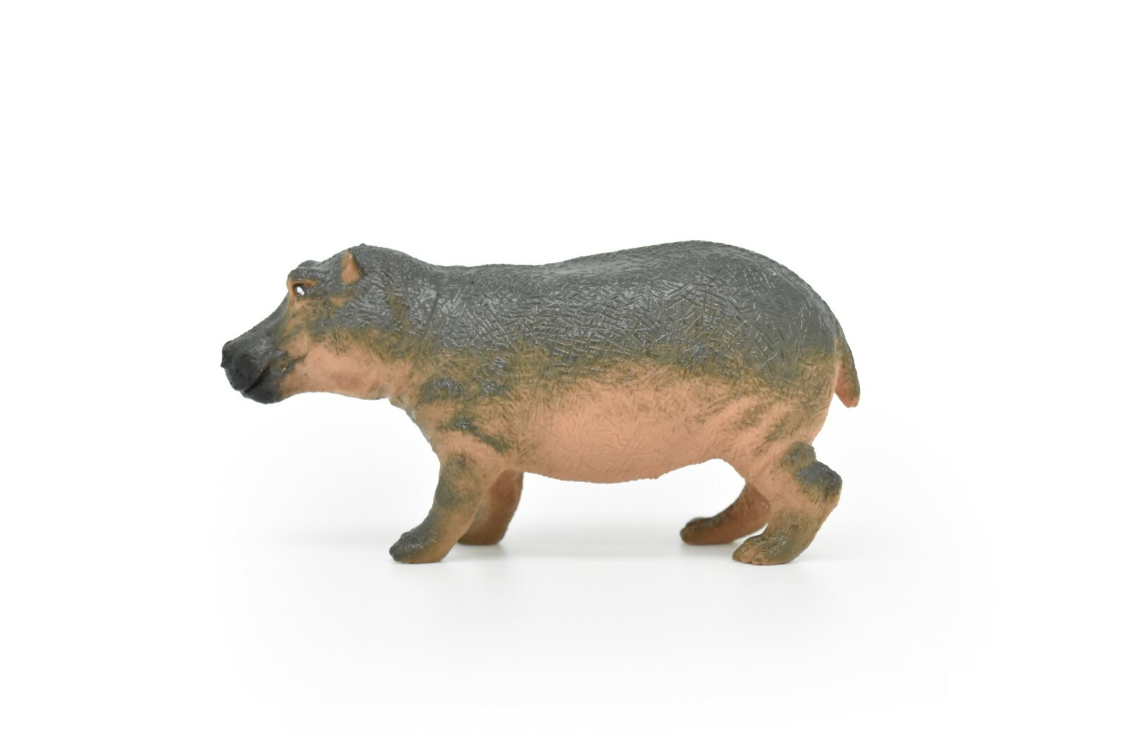 Hippo, Museum Quality, Toy, Plastic Replica, Hand Painted 5″ CWG183 BB44