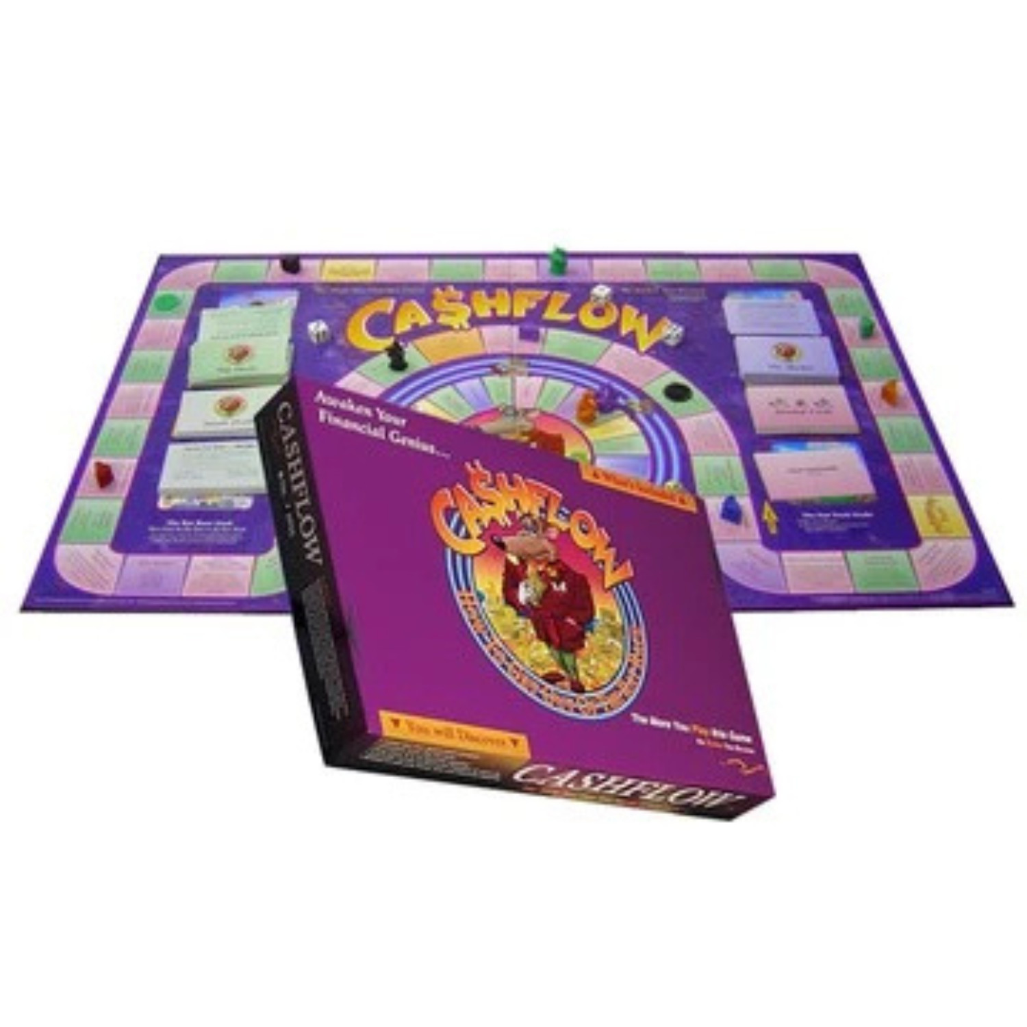 Rich Dad Cashflow 101 or 202 Brettspiel von Robert Kiyosaki Finance Investment