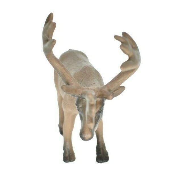 Caribou Realistic Small Toy Model Plastic Replica Forest Animal, Gift OK04