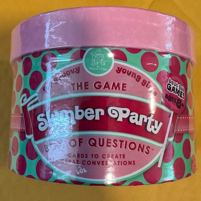 Melissa & Doug SLUMBER PARTY Box Questions Girls 82 Questions 8+ Ships FREE USA