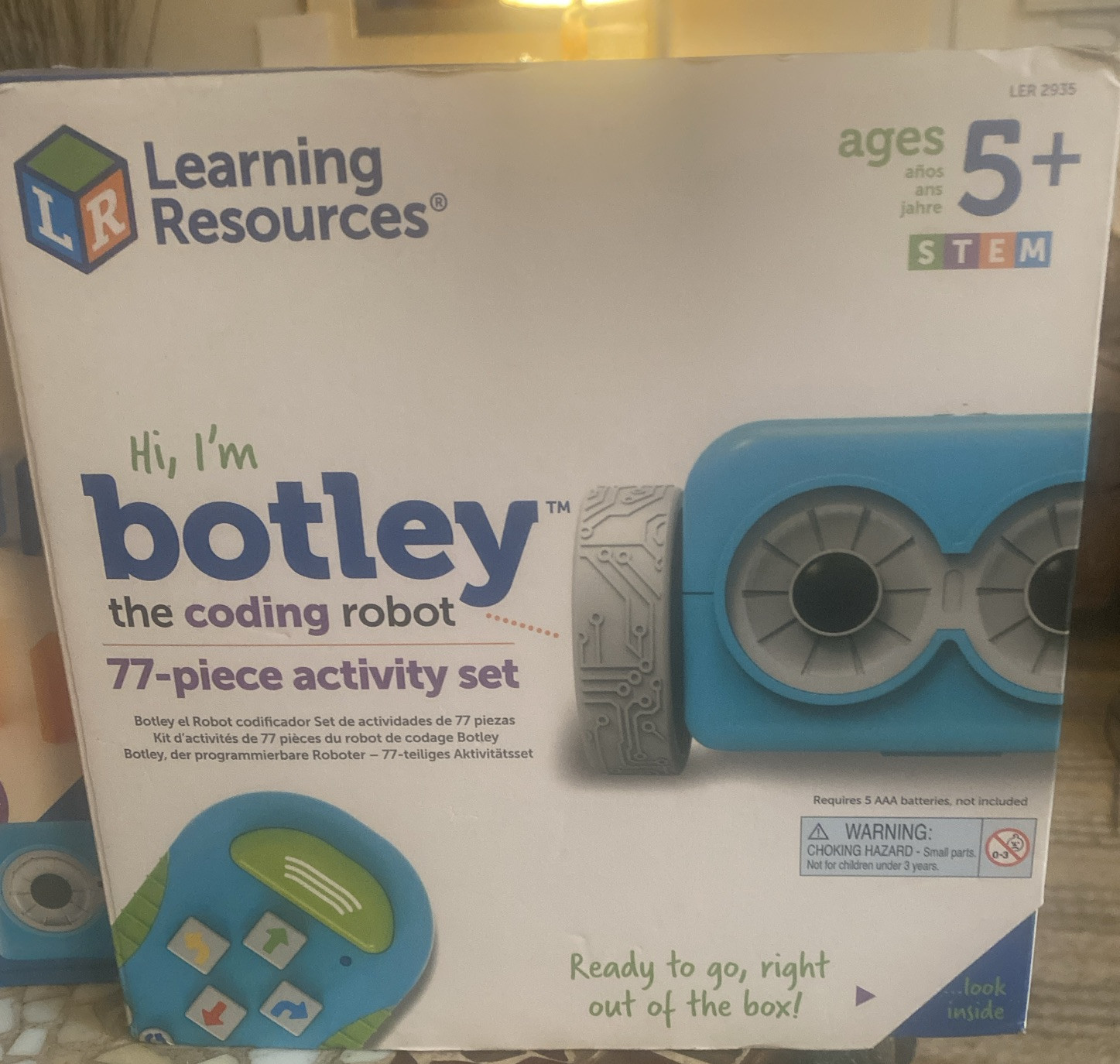 Botley the Coding Robot Activity Set -, Ages 5+, STEM – LER 2935 Used