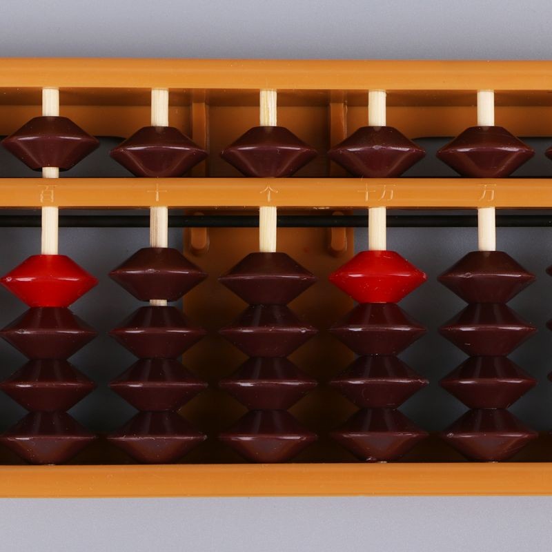 Portable Japanese 13 Digits Column Abacus Soroban Caculating School f