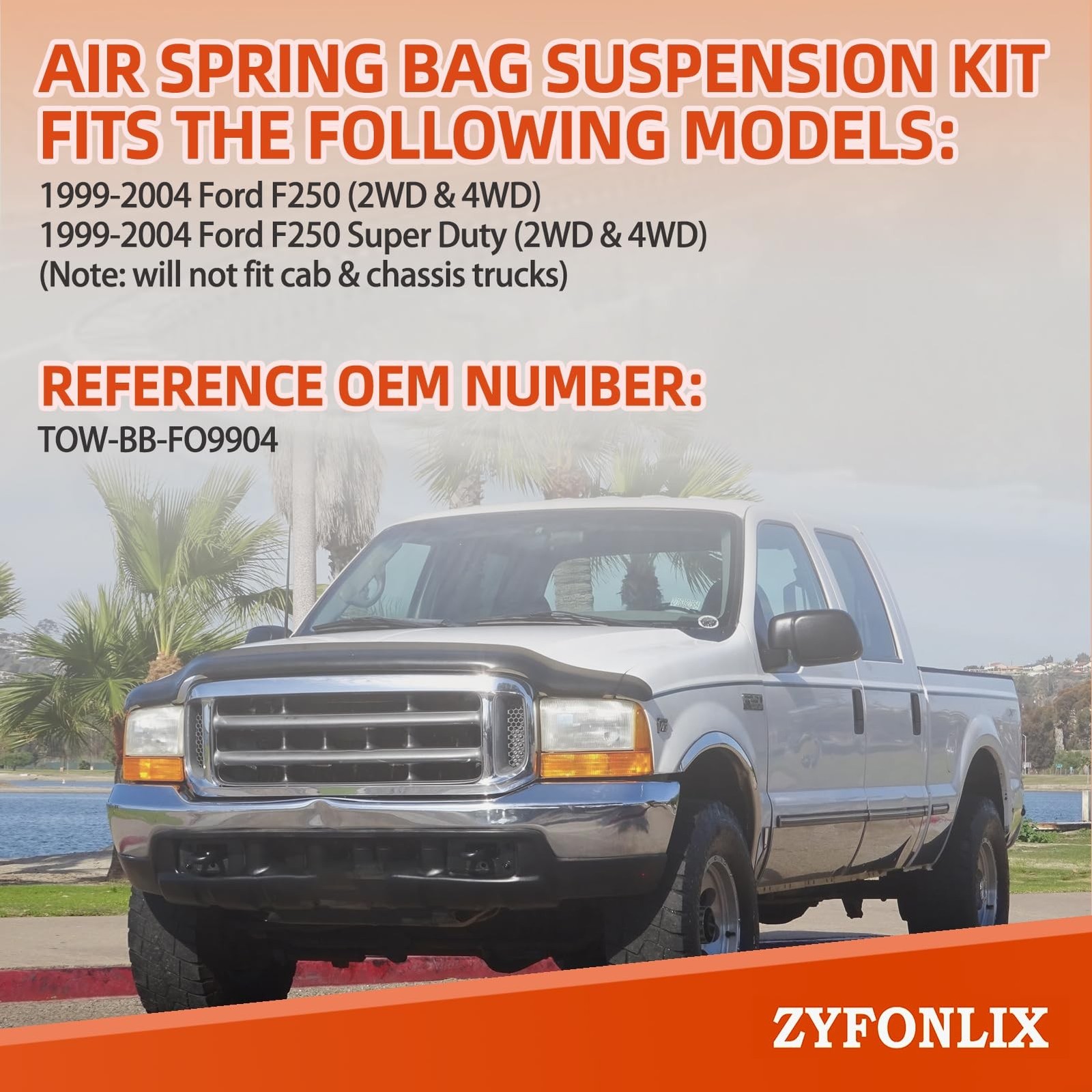 Air Spring Bag Suspension Kit Compatible with 1999-2004 Ford F-250 and F-250 …