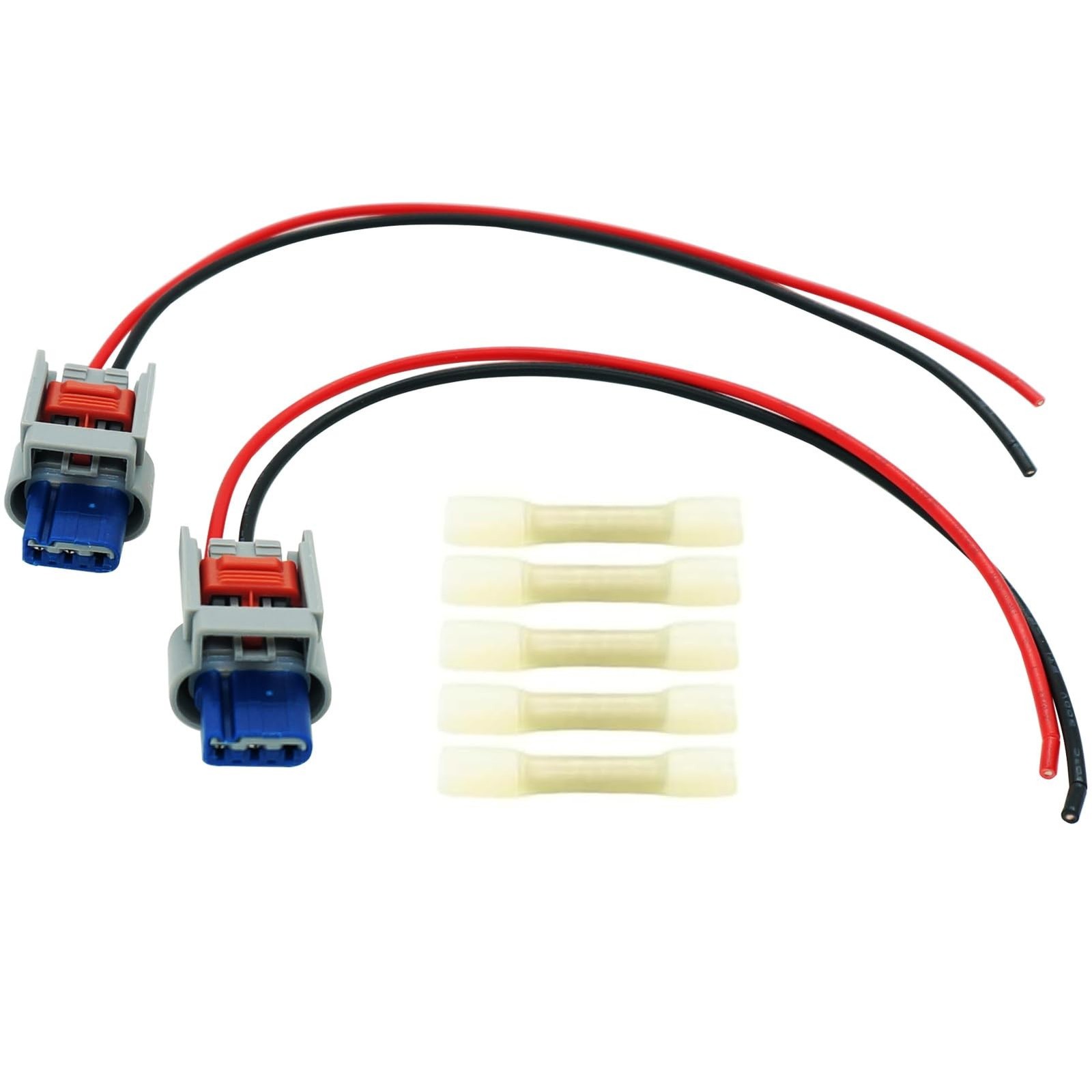 2 Pcs 2 Wires Ignition Coil Connector Wiring Harness Pigtail Plug Fit for Chr…