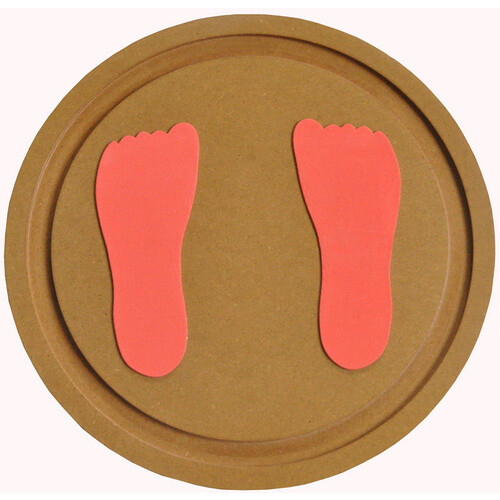 Montessori WOODEN Disc FEET BALANCING Exercise BALANCE COORDINATION Educational