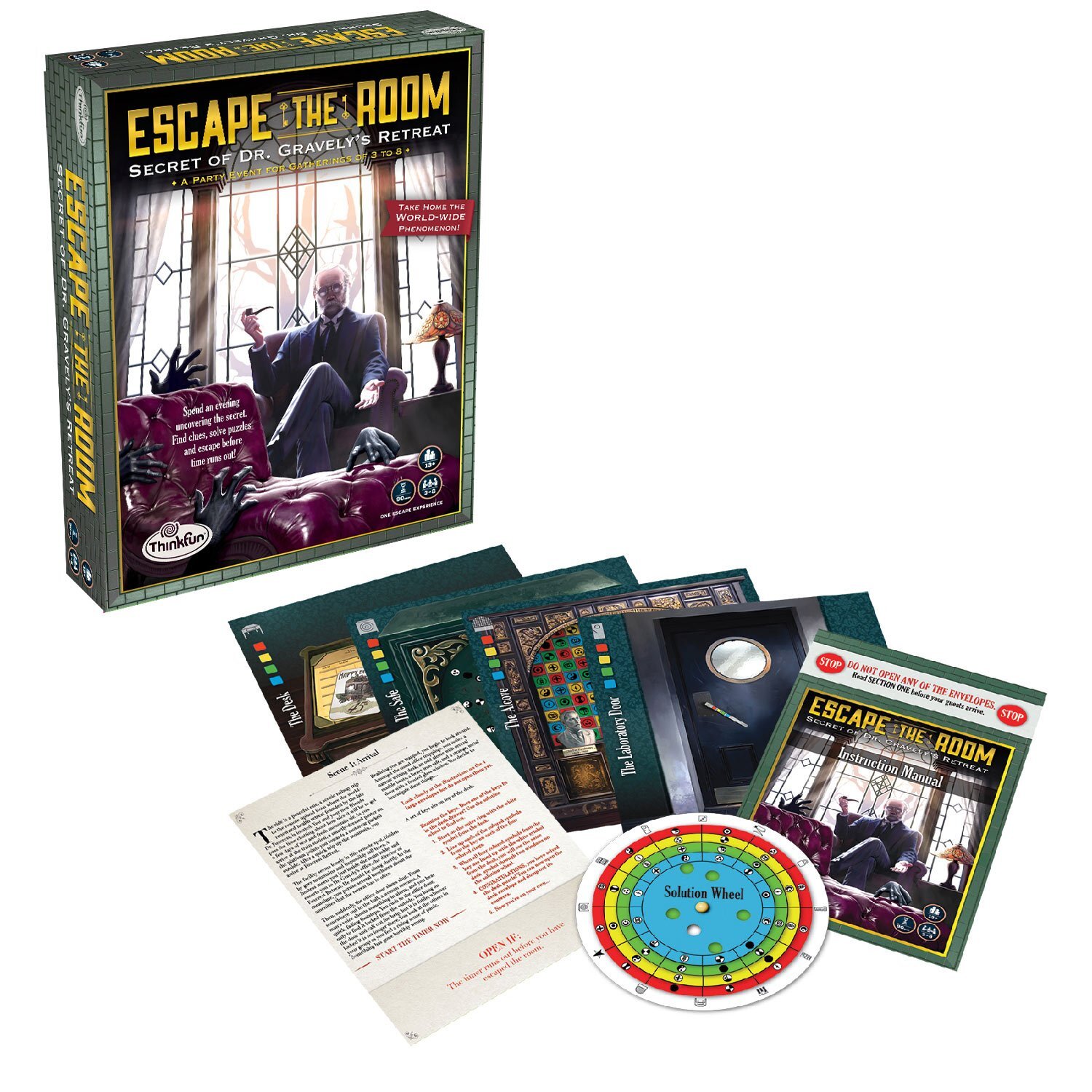 Thinkfun Escape the Room – Secret of Dr.Gravely’s Retreat Game