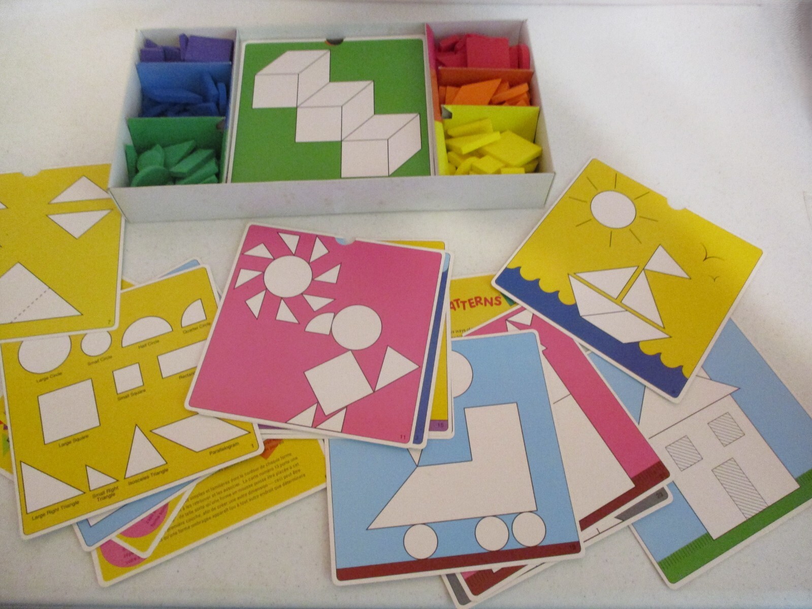 Playful Patterns-Design Activity-19 Cards-6 Colors Foam-1996-Vintage-As Shown