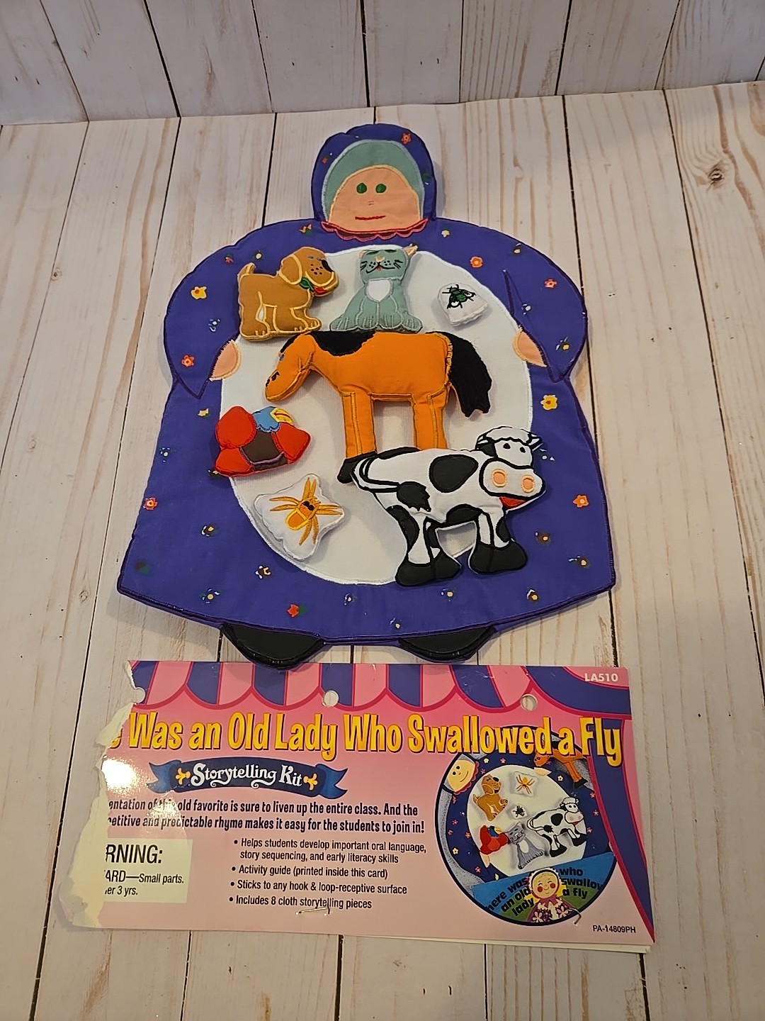 Lakeshore There was An Old Lady Who Swallowed A Fly Storytelling Kit Props