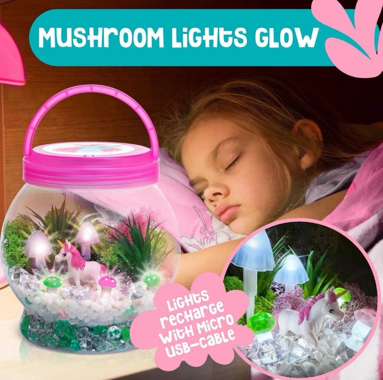 Amitie Lane DIY Light Up Unicorn Kit Childrens Kids Activity Craft
