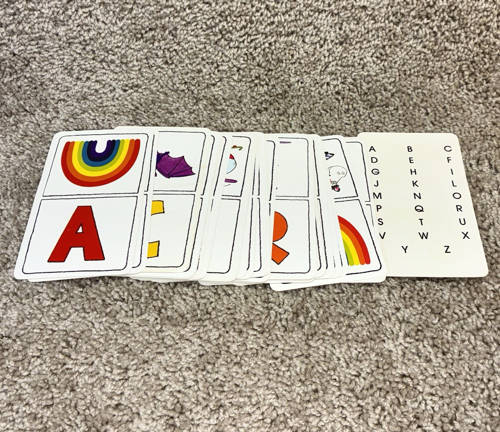 Sesame Street Early Learning Games Card 20 Set With Dividers & Case 1989 VTG