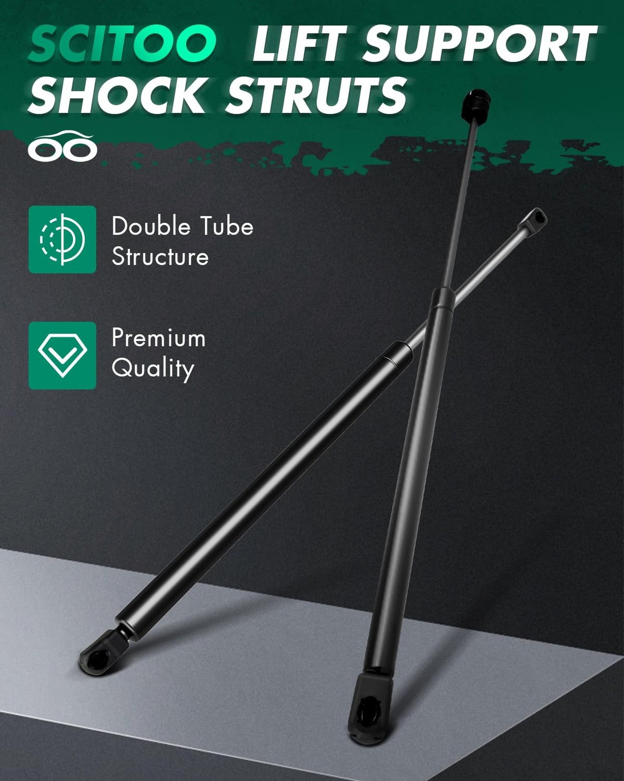 SCITOO Liftgate Struts fit for Ford for Escape 1998 1999 2000 2001 2002, Rear…