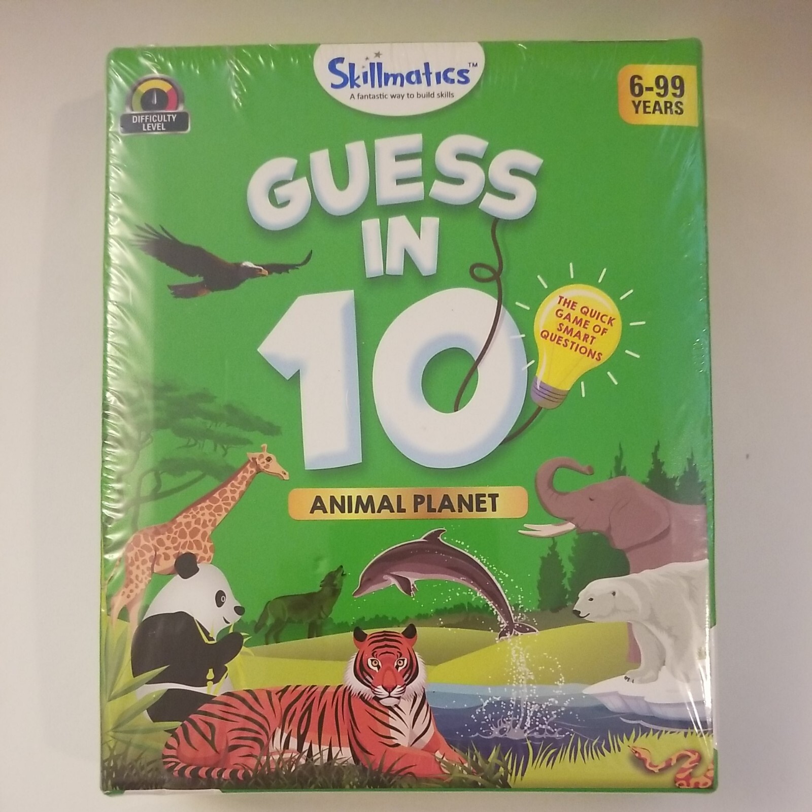 Skillmatics Guess in 10 Animal Planet Card Game