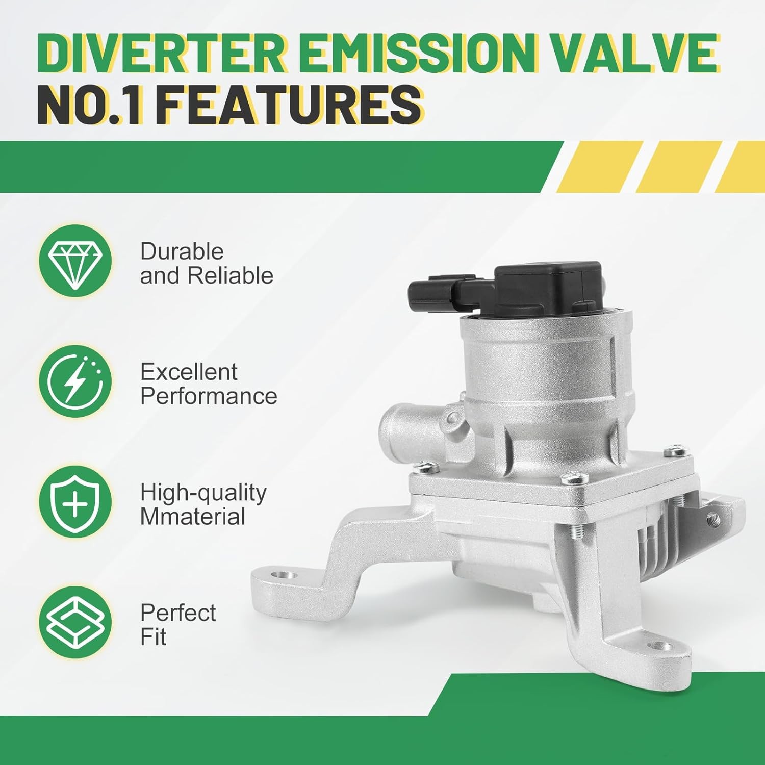25701-31014 Right Diverter Valve Emission Control NO.1 Compatible with Toyota